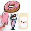 Food Patches For Jackets Custom Donut/Milk/Ice milk Embroidery Patch Iron On