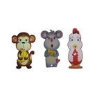 OEM/ODM custom soft pvc rubber magnetic fridge 3d silicone souvenir fridge magnet