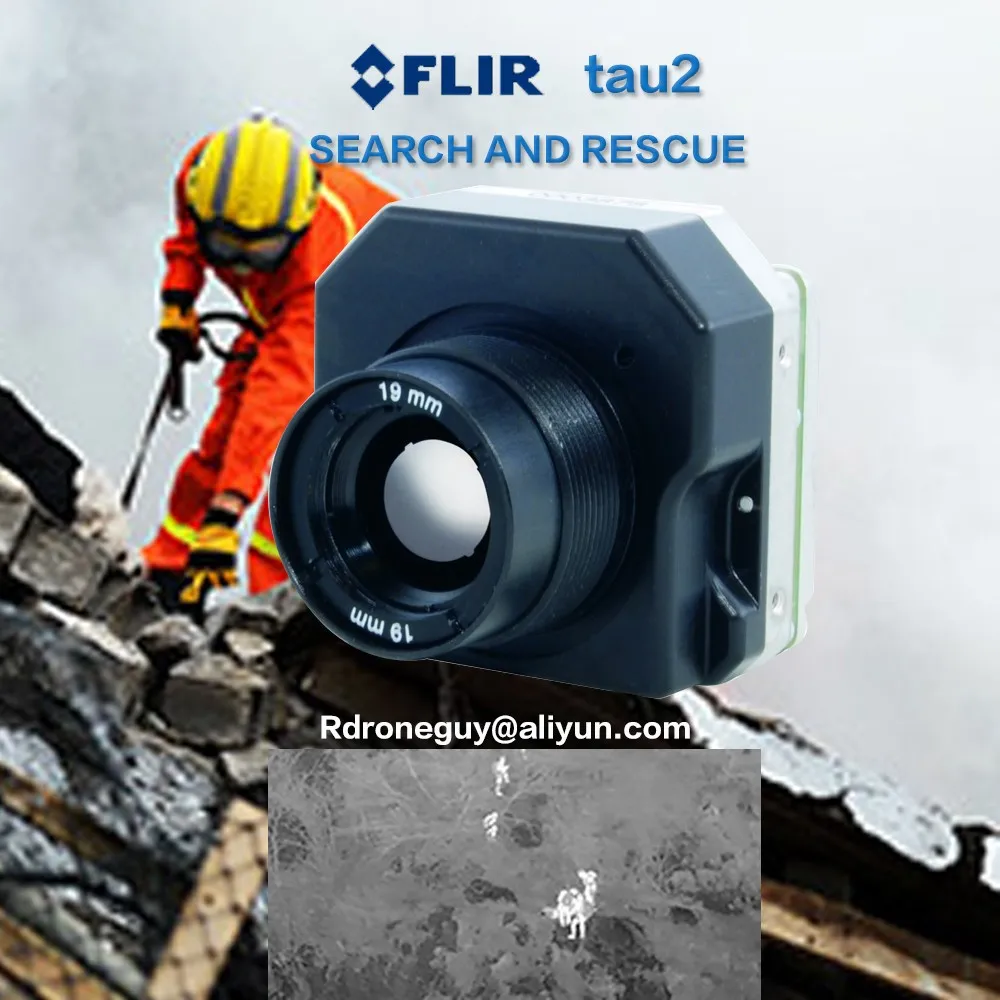 Flir Multiple reading temperature for drone in firework infrared thermal gimbal camera