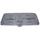 Hot sale foldable sun shade car sun visor tube curtain decoration window film