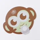 Customer OEM cheap animal design plastic hand fan