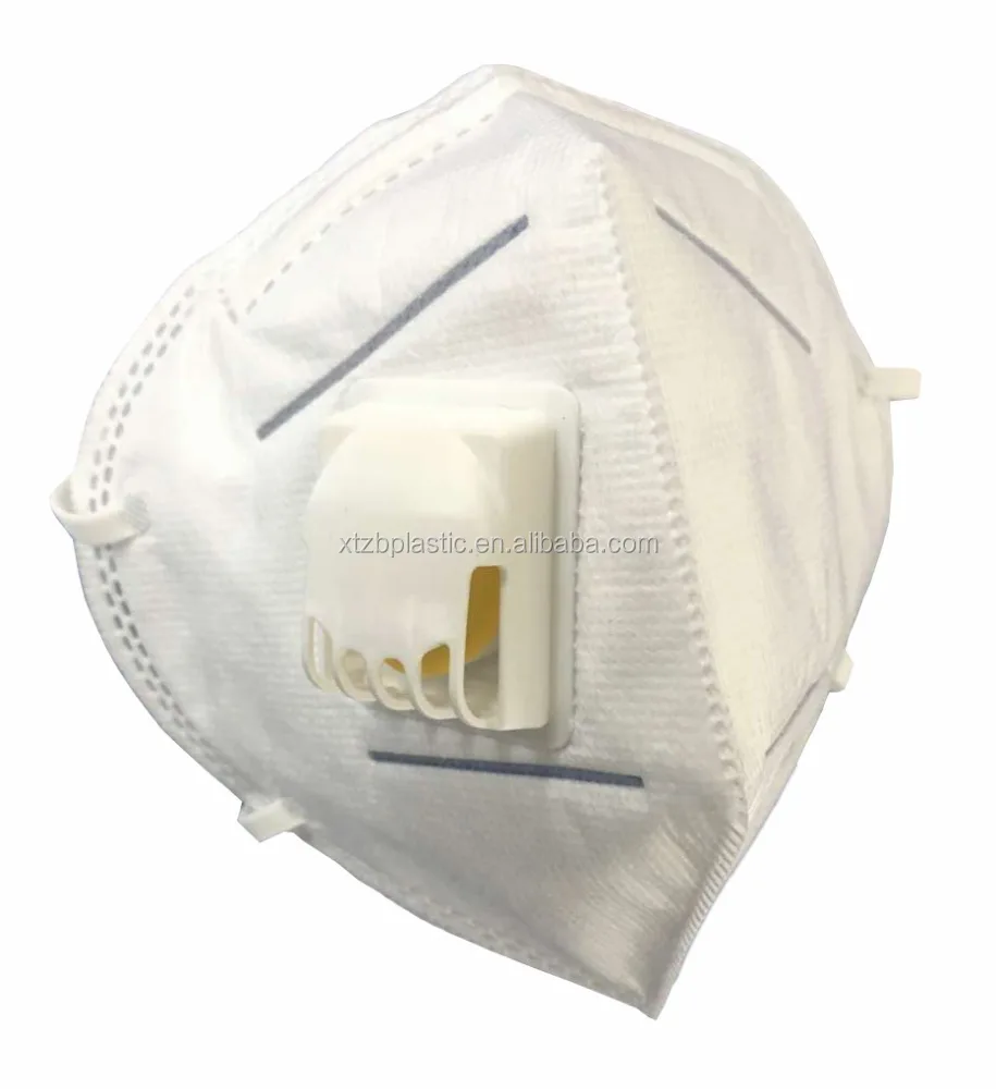 foldable disposable anti-haze ffp2 ffp3 valved n95 face mask