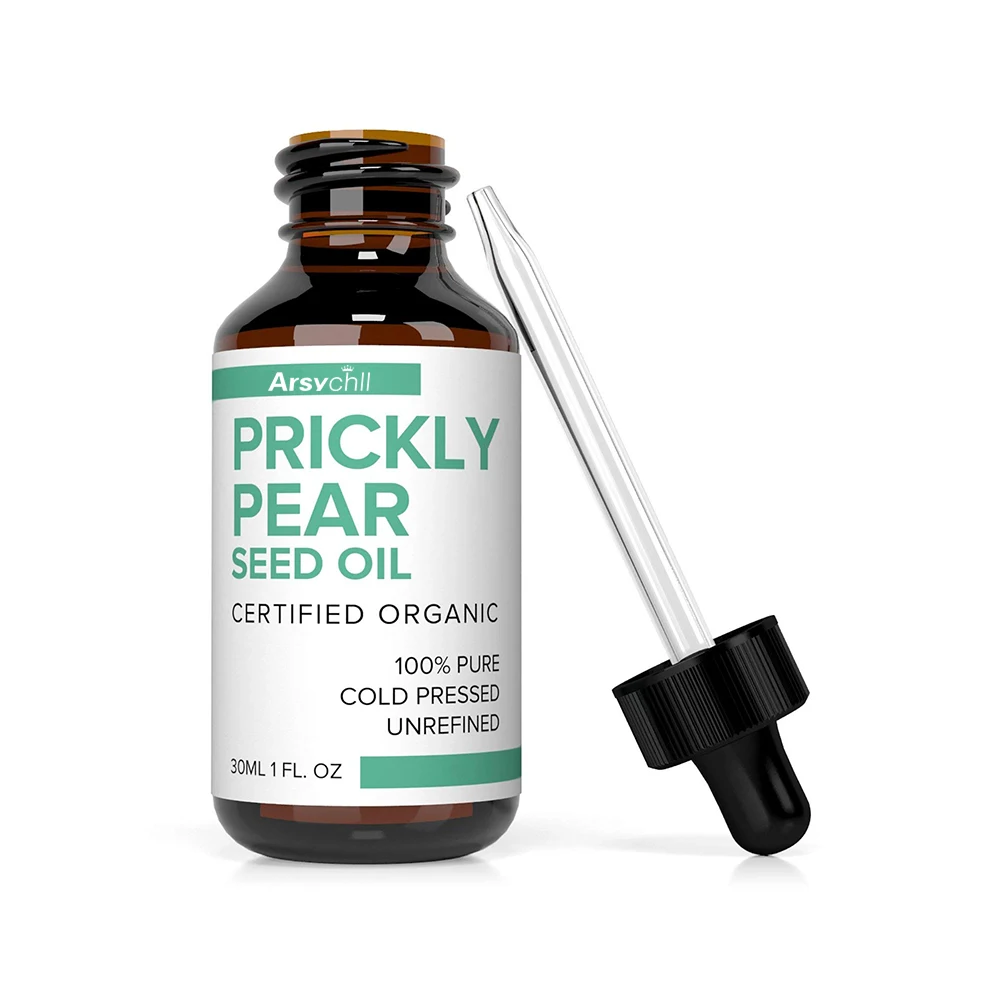 low price 100% pure organic prickly pear seed oil