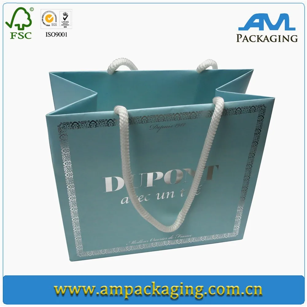 fancy guangdong shoppingbag custom carrier paper gift bag with