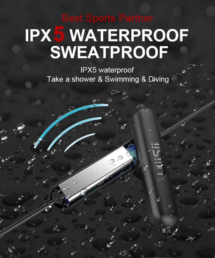 Uiisii B6 Hifi Earbuds Wireless Bluetooth Sport Earphone Headphone & Neckband Earphone For Mobile - ANKUX.COM