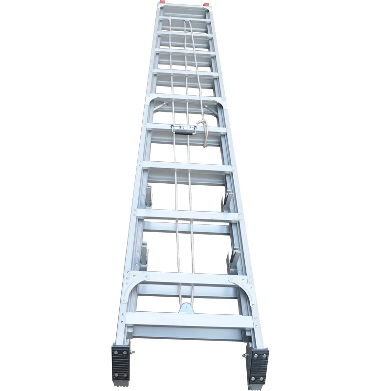 Wholesale 4m 5m 6m 7m 8m 9m 10m 11m Cheap Extension Ladder Of Aluminum