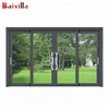 Chinese supplier factories sell 4 panel aluminum sliding patio doors sections