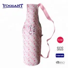 Neoprene Insulated Beer And Wine bottle Cooler Sleeve Cover With Zipper