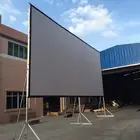 2018 hot new products HD rear fabric fast fold projection screen