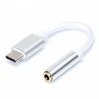 Braided USB 3.1 Type C to 3.5mm Female Headphone Jack Audio Adapter Cable for LG G5 Microsoft Lumia 950/950XL Huawei P9