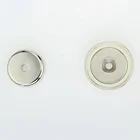 Super strong round pot magnet with countersunk hole dia 60mm nickel pull force 130kg