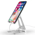 Factory cheapest price foldable metal display stand holder for phone/tablet/e-reader