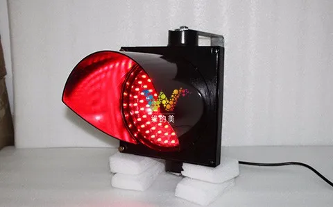 High brightness single light 200mm red LED traffic signal light