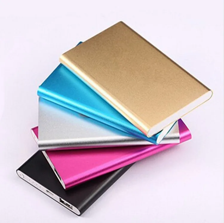 2019 new slim promotional gift consumer electronics 5000 mAh portable thin travel portable mini power banks - ANKUX.COM