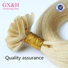 feather hair extension/Remy fusion keratin nail tip hair/nail tip indian human hair wholesale