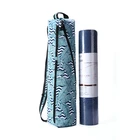 Multifunctional Canvas Yoga Tote Carry Mat Bag with Pockets
