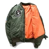 Ma1 Aviator Running Jacket Men's Pair Of 100% Cotton Padded Clothes Winter Tide Army Men's Jacket Military Wind Coat