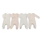 Organic Cotton Winter Infant Baby Cotton Long Sleeve Rompers