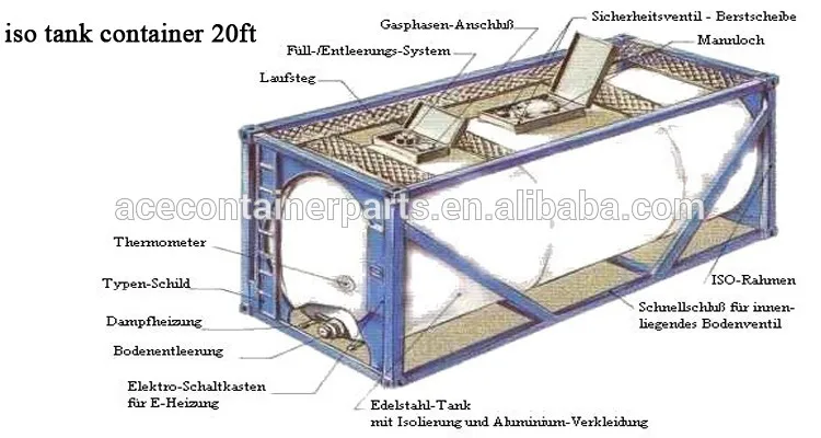 aluminum alloy roof walkways grating iso tank container parts