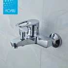 Cheap single hole hot cold water brass bath taps mixer with CE certification
