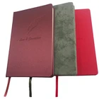 custom print PU hardcover planner/agenda book with round corners