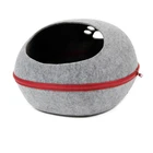 2019 New Creative Bed Pets Cat Sleeping House Bed Felt Warm Material Egg Cave Bed for Cat