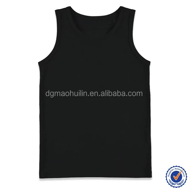 wholesale fitness cotton plain kids boys tank tops