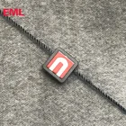 EML Square Plastic Sling Tags, Garment Plastic Seal String Hang Tag forMen's shirt