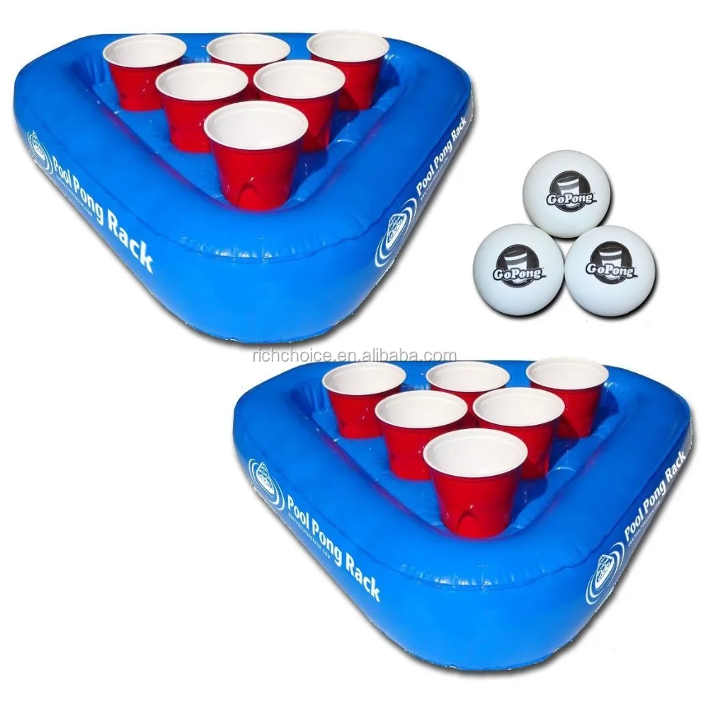 inflatable pool beer pong