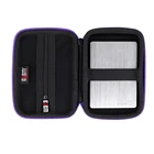 EVA HDD travel carrying storage protective waterproof hard drive case with zipper