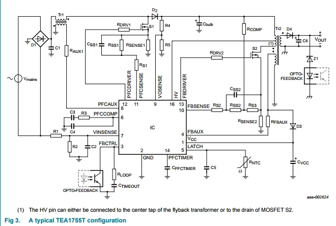 [new & original ]tea1755t hv start-up dcm/qr flyback controller