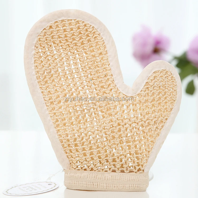 Natural Sisal Hemp Bath Glove Body Scrub Gloves Shower Bath