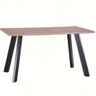 Luxury 6 seat home dining table and chair sets dining tables living room furniture modern center table