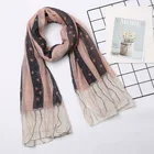 2019 unique colorful romantic shiny starts girl's scarf beach shawl custom