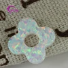 White flower shape ethiopian fire opal jaipur stone manufacturer price