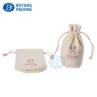 Custom Promotional Printed organic Produce Cotton muslin Drawstring Tea Bag