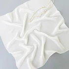 Georgette Scarf White Silk Georgette Scarf For DIY Painting