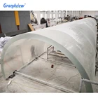100mm transparent underwater acrylic tunnels