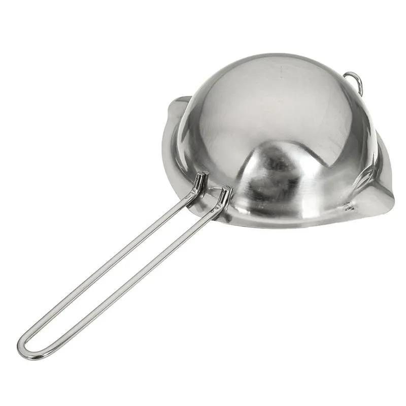 1Pc Stainless Chocolate Melting Pot Butter Milk Pouring Bowl Kitchen Bakery Baking Mixing Tools Helper Gadgets Bakeware