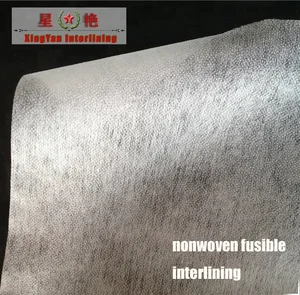 fusible paper non woven adhesive fusing interfacing garment