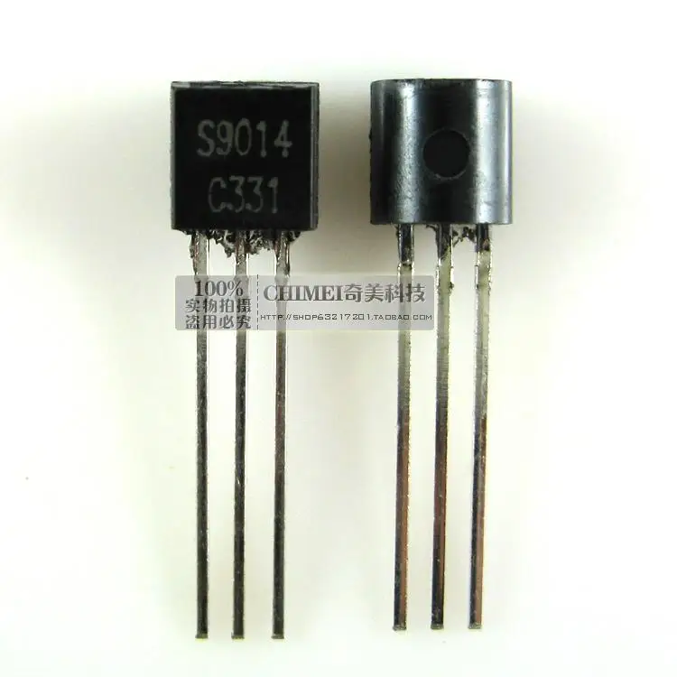 Free Delivery.S9014 TO-92 small power transistor electronic components 3C digital accessories