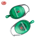 Promotional plastic ABS custom logo round shaped badge reel for office