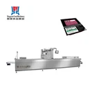 Automatic Rigid Box MAP Thermoforming Stretch Film Vacuum Packaging Machine