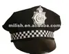 Party factory california black uniform police hats for sale MH-1085
