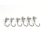 Commercial Metal lead 3D treble fishing jig head hook
