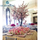 Pink Flower Wedding Occasion And Pink White Color Artificial Cherry Blossom Flower Tree