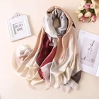 Silk Scarf Silk 2020 Hot Product Amazon Supplier Printing Pattern New Silk Scarf