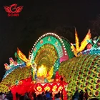 2019 Beautiful Chinese Traditional Festival Decoration Phoenix Lantern Show