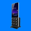 Public Advertising Equipment Digital Signage Player With Network Management Software And Multi Box Cell Phone Charging Station