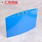 Decorative blue aluminum shades windows roller blinds parts